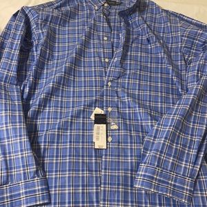 Ralph Lauren Blue Plaid Button Down. New With Tag!